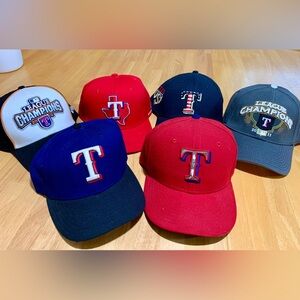 Texas Rangers Themed Baseball Caps Collection
